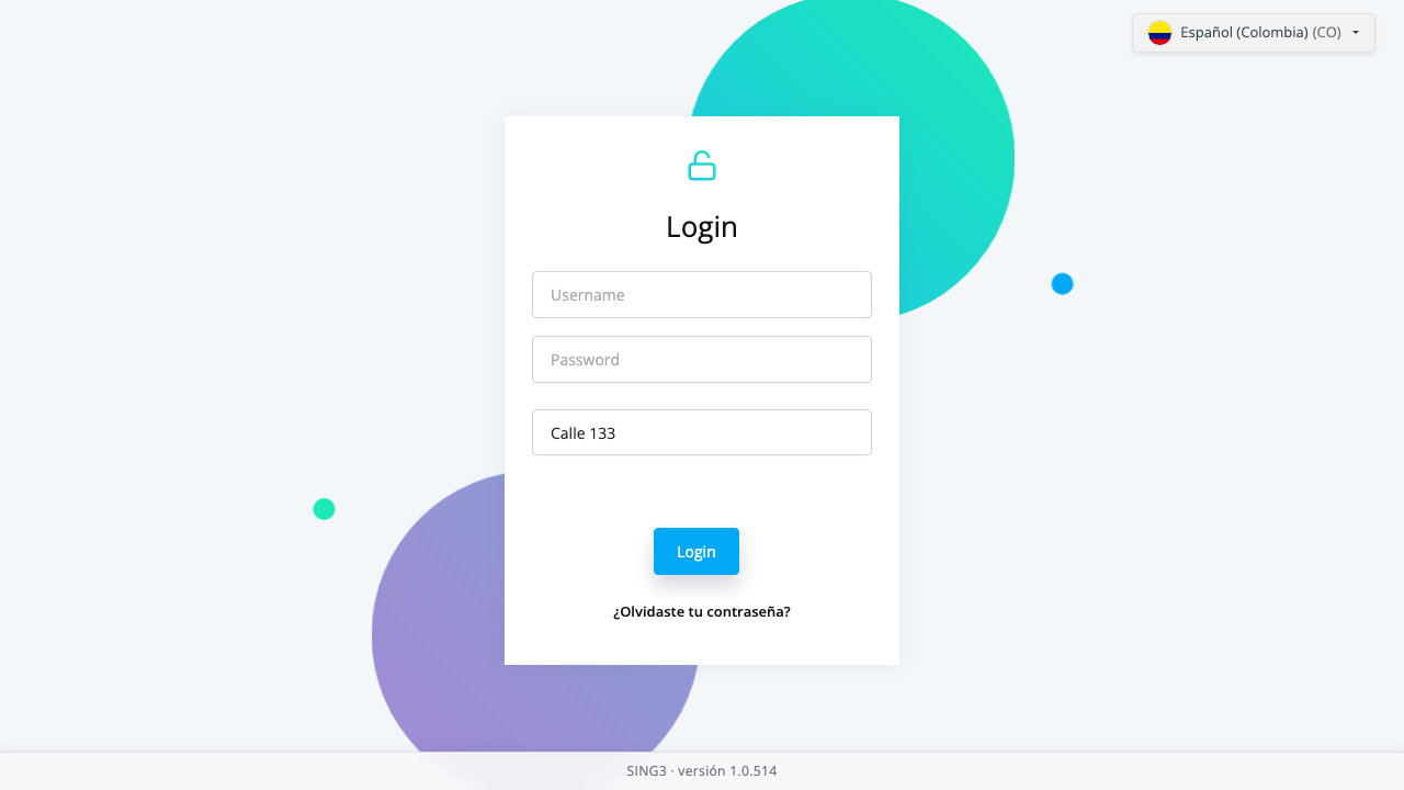 Login — Acceso seguro multi-sede